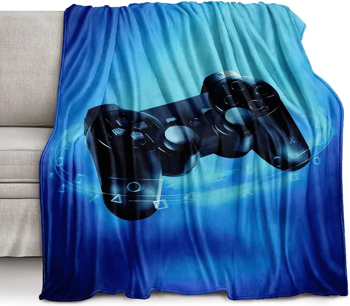 Esports Gaming Logo - Gaming Logo Fleece Throw Blanket, Ultra
