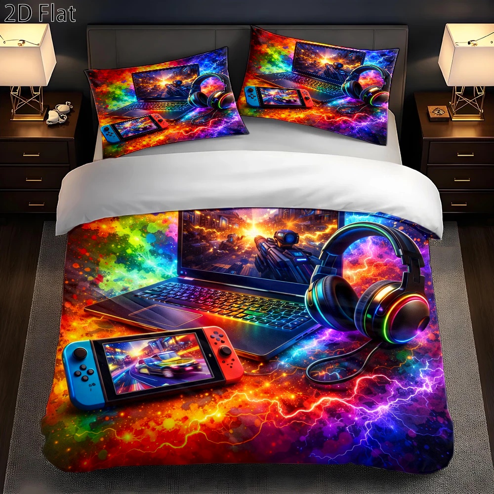 3-Piece E-Sports Style Colorfu - Esports Gaming Bed ulasan dan harga