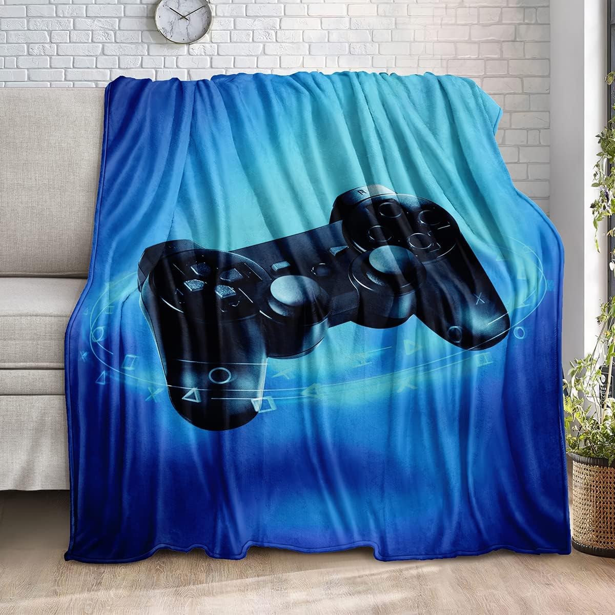 Gaming Logo Fleece Throw Blank - Esports Gaming Logo ulasan dan harga