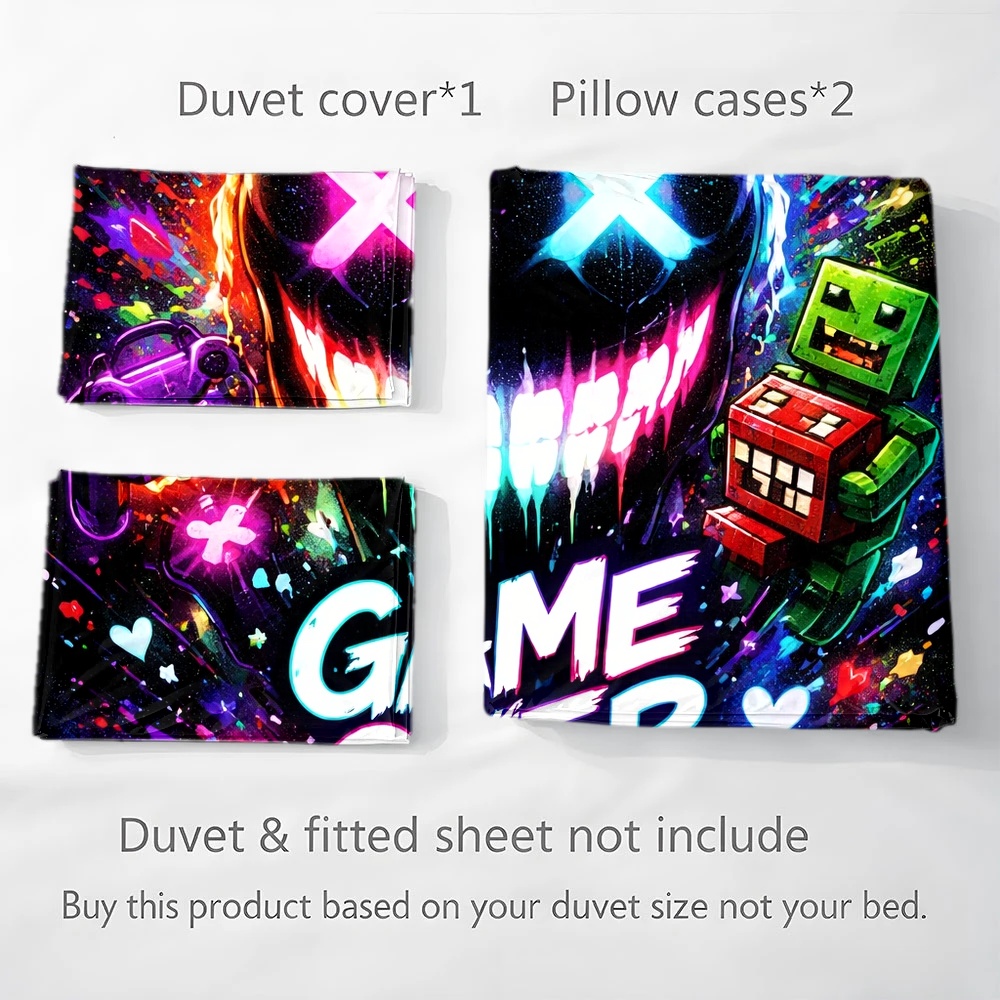 3Pc Esports Style Game over Th - Esports Gaming Bed ulasan dan harga