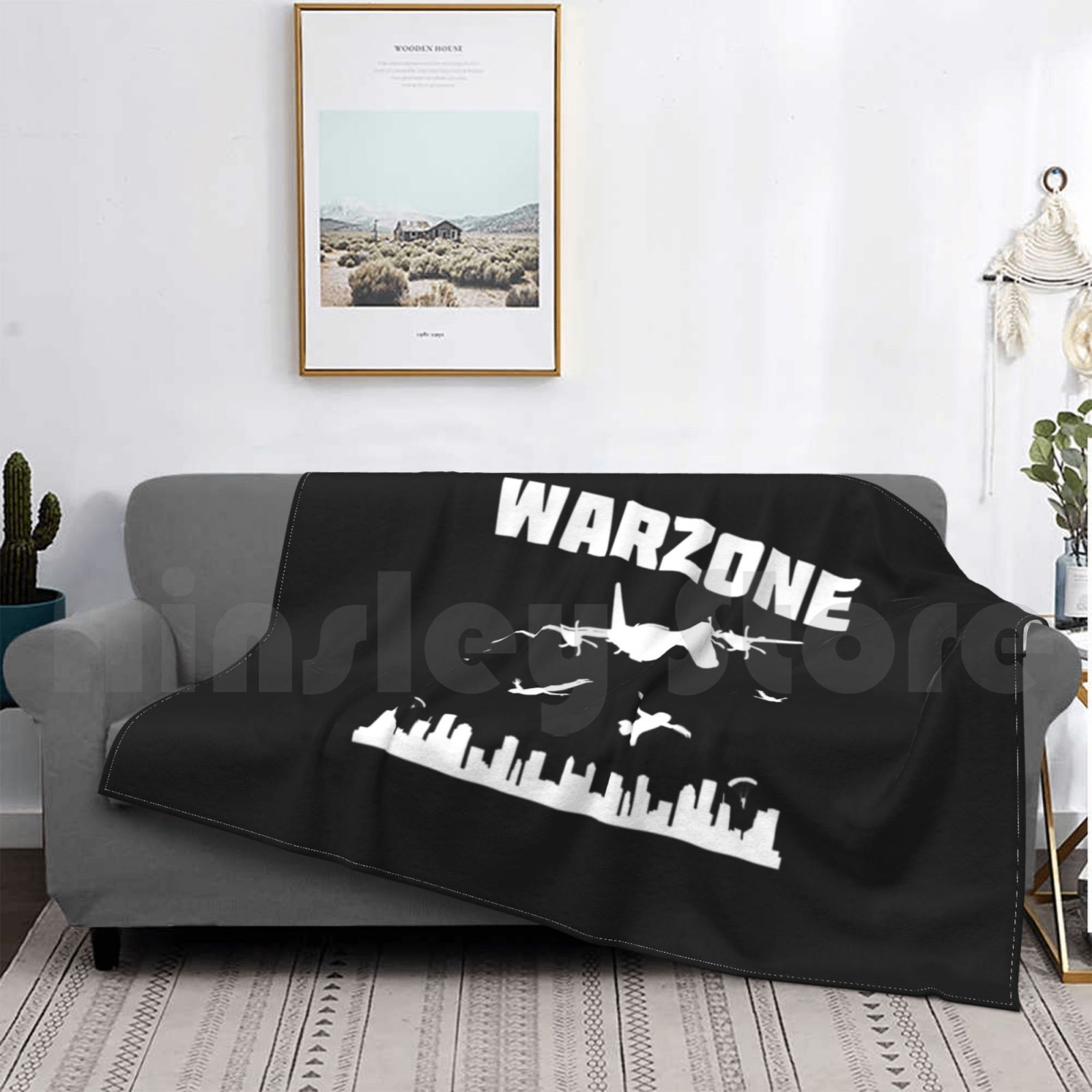Warzone Blanket For Sofa Bed T - Esports Gaming Bed ulasan dan harga