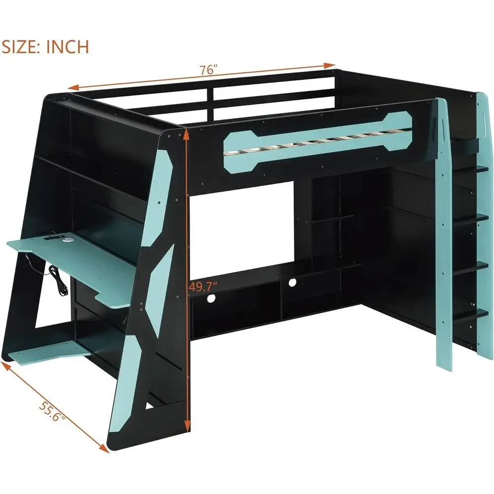 Customizable Large Wood Gaming - Esports Gaming Bed ulasan dan harga