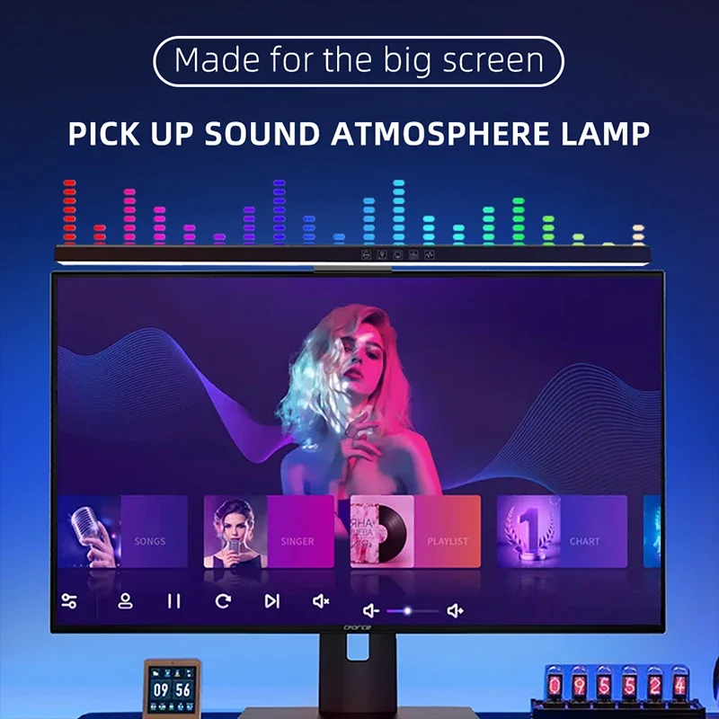 60cm RGB Computer Monitor Ligh - Esports Gaming Bed ulasan dan harga