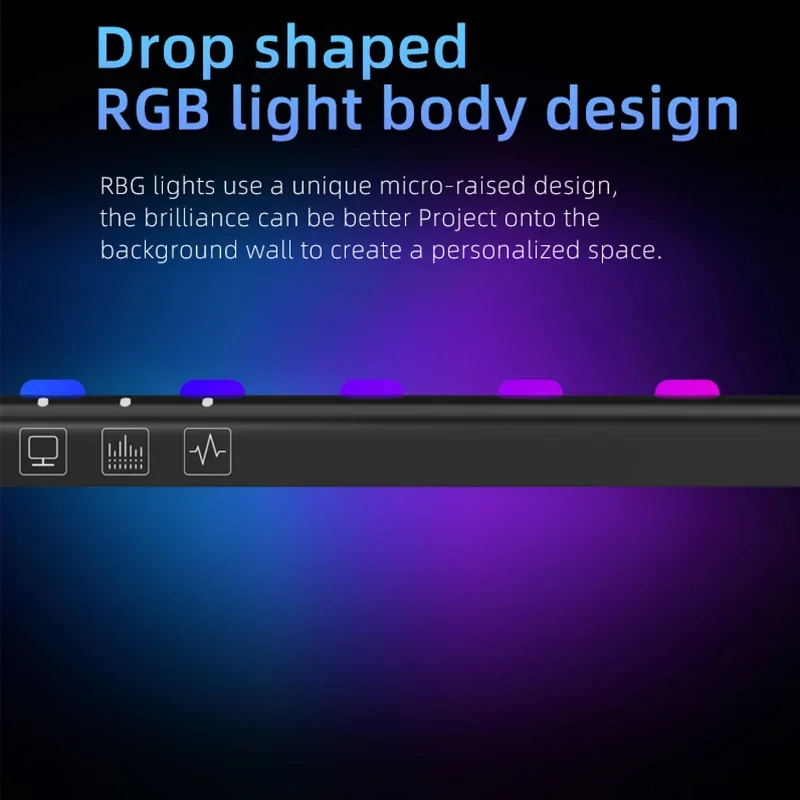 60cm RGB Computer Monitor Ligh - Esports Gaming Bed ulasan dan harga