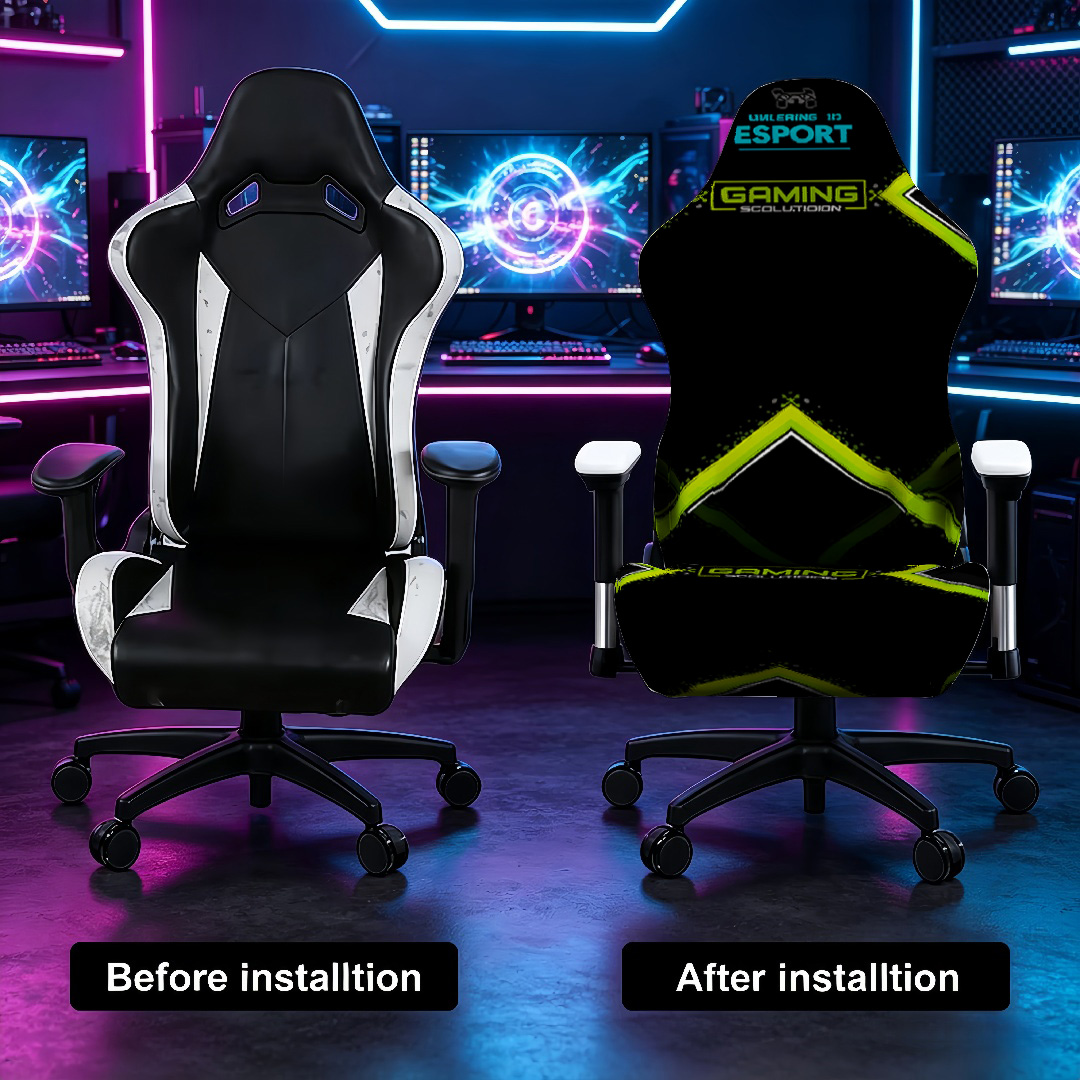 High Stretch Gaming Chair Cove - Esports Gaming Logo ulasan dan harga