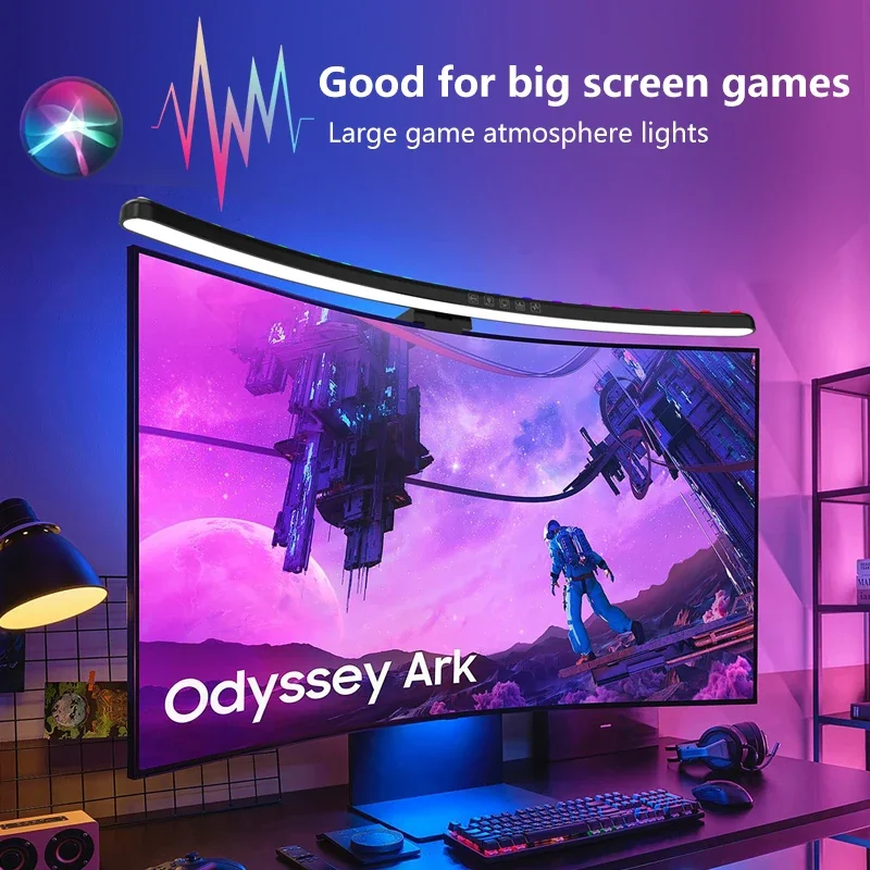 60cm RGB Screen Hanging Lights - Esports Gaming Bed ulasan dan harga