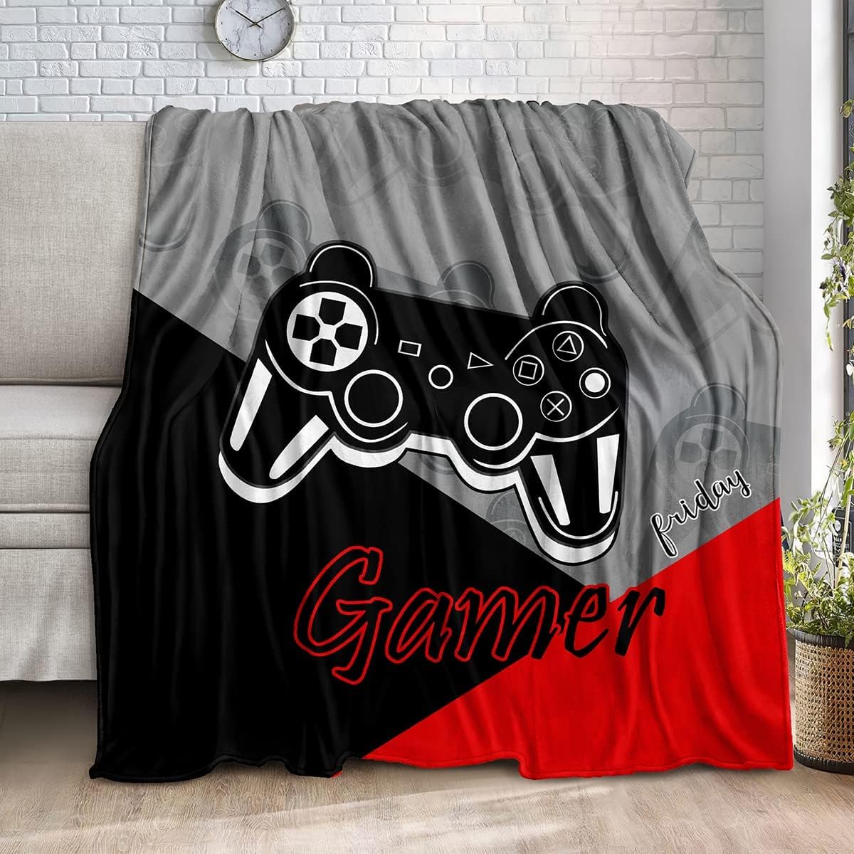 Jumbo Gaming Fleece Throw Blan - Esports Gaming Bed ulasan dan harga